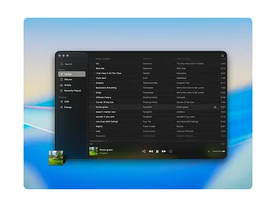 Music Player cover local first mac music player ui vinyl