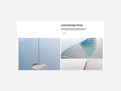 The Blueprint - Blog 03 blog section minimalism ui web design webflow