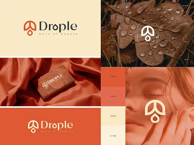 Drople Skincare Logo Design | Letter D Water Drop Beauty Brand abstract logo apps logo beauty logo brand identity branding business logo clothing logo corporate logo cosmetics logo creative logo fashion logo feminine logo luxury logo minimal logo minimalist logo modern loog monogram logo organic logo skincare logo unique loog