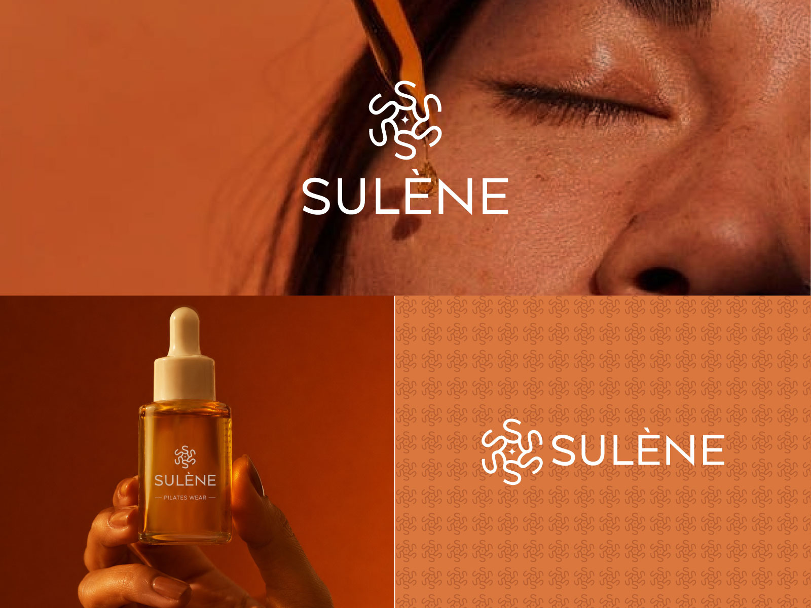 Example of Elegant Wellness Branding with Organic Symbol Design