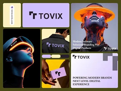 TOVIX - Futuristic SaaS Brand Identity brandidentity branding digitalbranding geometriclogo iconic logo logo logo design minimallogo modernbranding modernlogo saas techstartup timeless logo