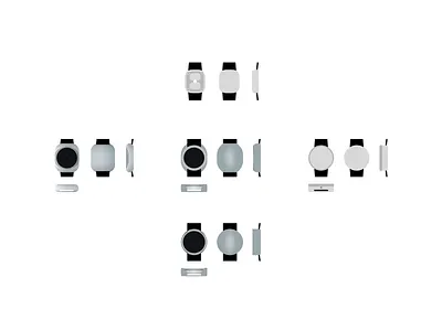 Mechanical Watch Design Drafts Part 2 graphic design industrial industrial design mechanical time timepiece watch wristwatch