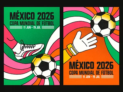 MÉXICO 2026 design futbol illustration mexico mexico2026 mexicocity poster soccer worldcup