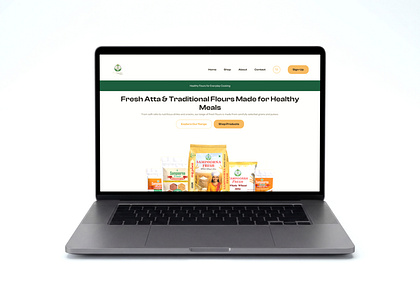 Sampoorna Atta Website Design