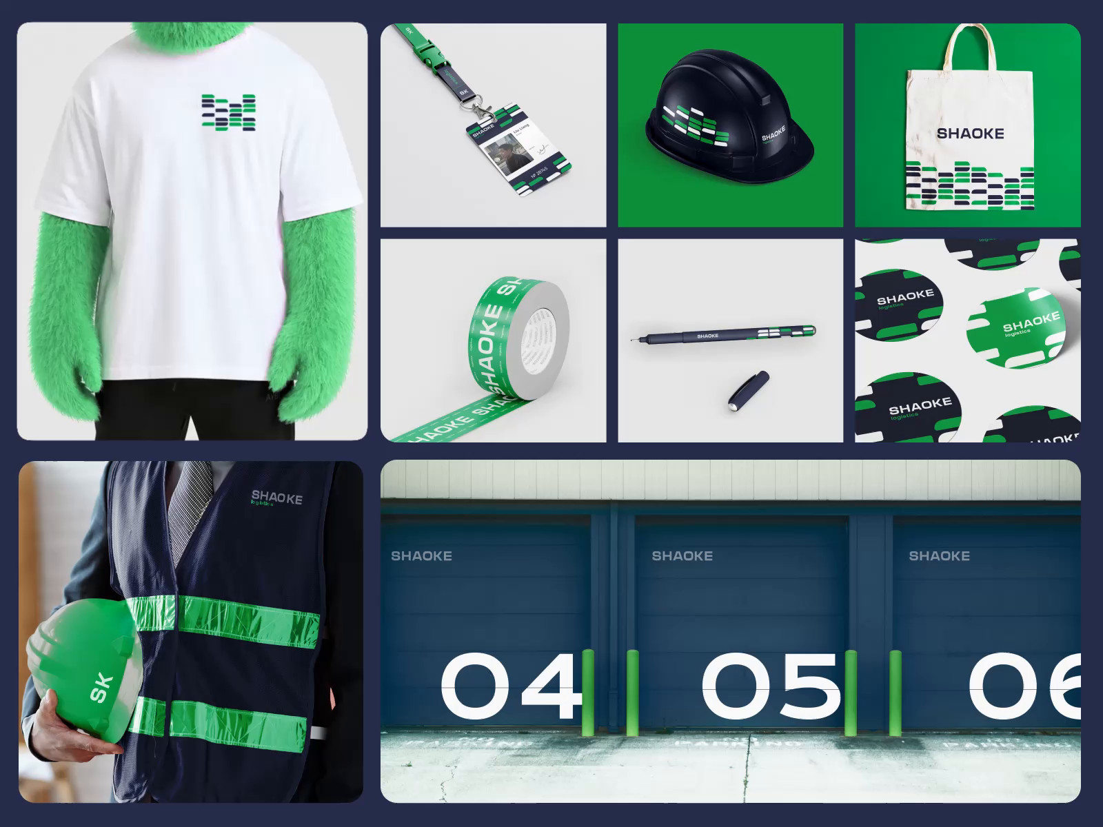 Shaoke - Logistics Mobile App: Logo&Brand Identity Design