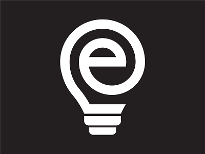 e bulb app branding design designer flat golden ratio graphic design icon illustration logo logo mark logomark minimalistic monogram simple symbol typography ui ux vector