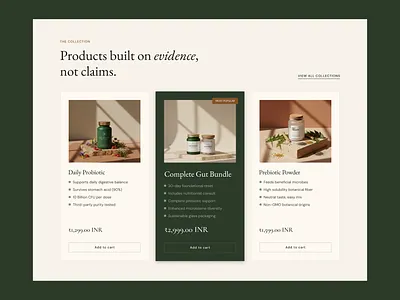Rootd – Web Design for a Gut Health Wellness Brand ui uiux ux web design website website design