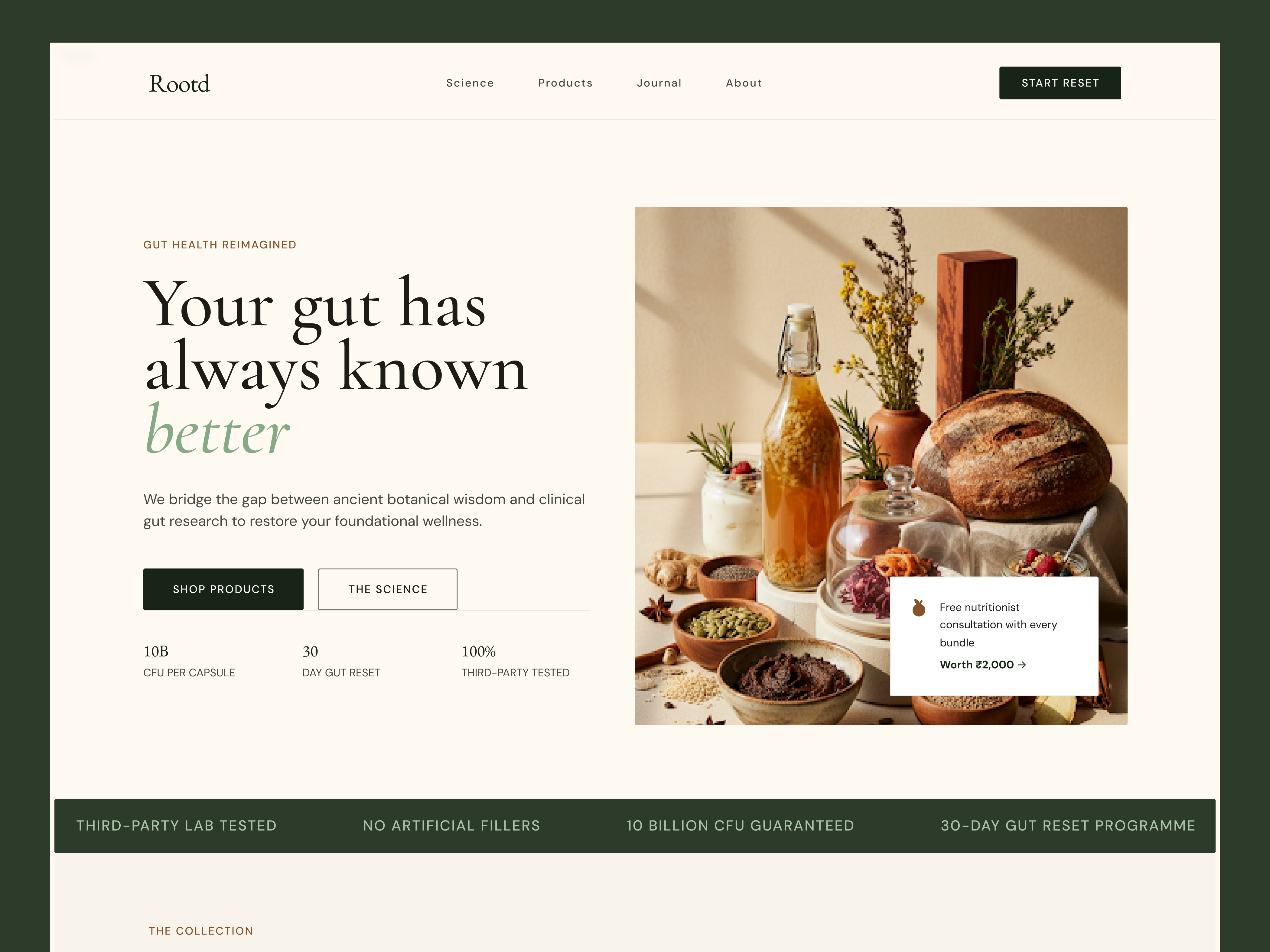 Example of Minimal & Clean Website Design In Figma