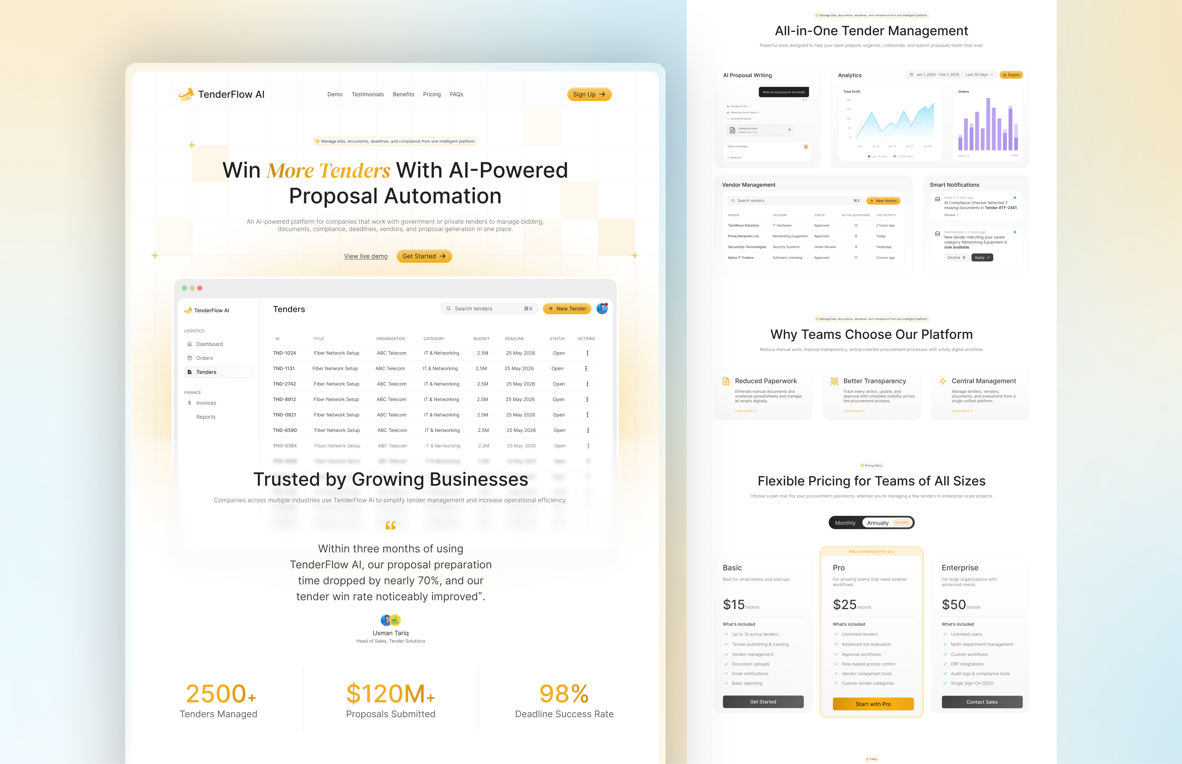 Example of Modern Saa S Landing Page Design In Figma