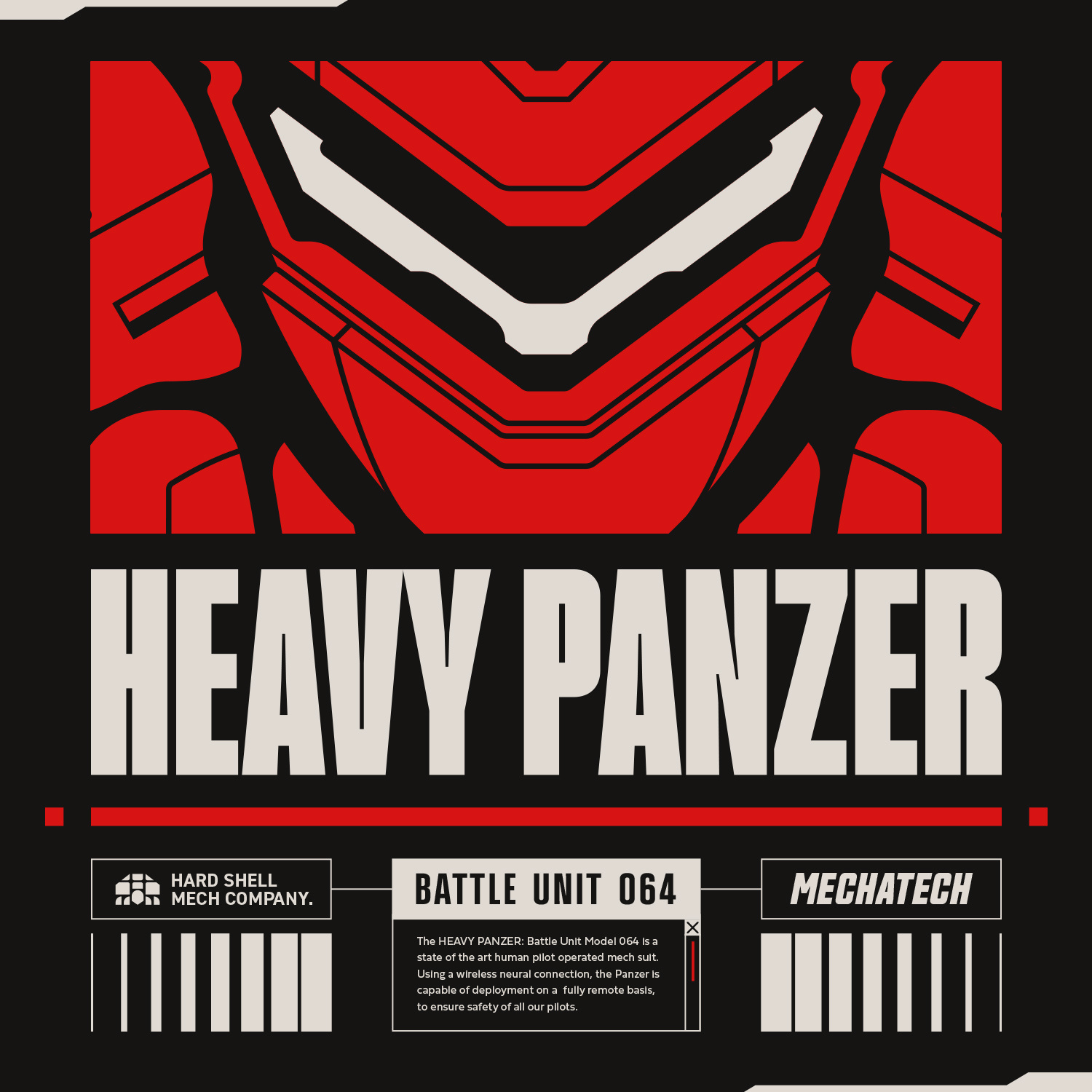 Heavy Panzer android anime boxer character design character illustration gundam illustration machine machine56 mech mecha minimal robot robotic subjektzero vector design