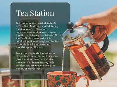 Tea Station Poster graphic design poster poster design