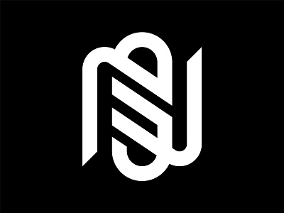 NS app branding design designer flat golden ratio graphic design icon illustration logo logo mark logomark minimalistic monogram simple symbol typography ui ux vector