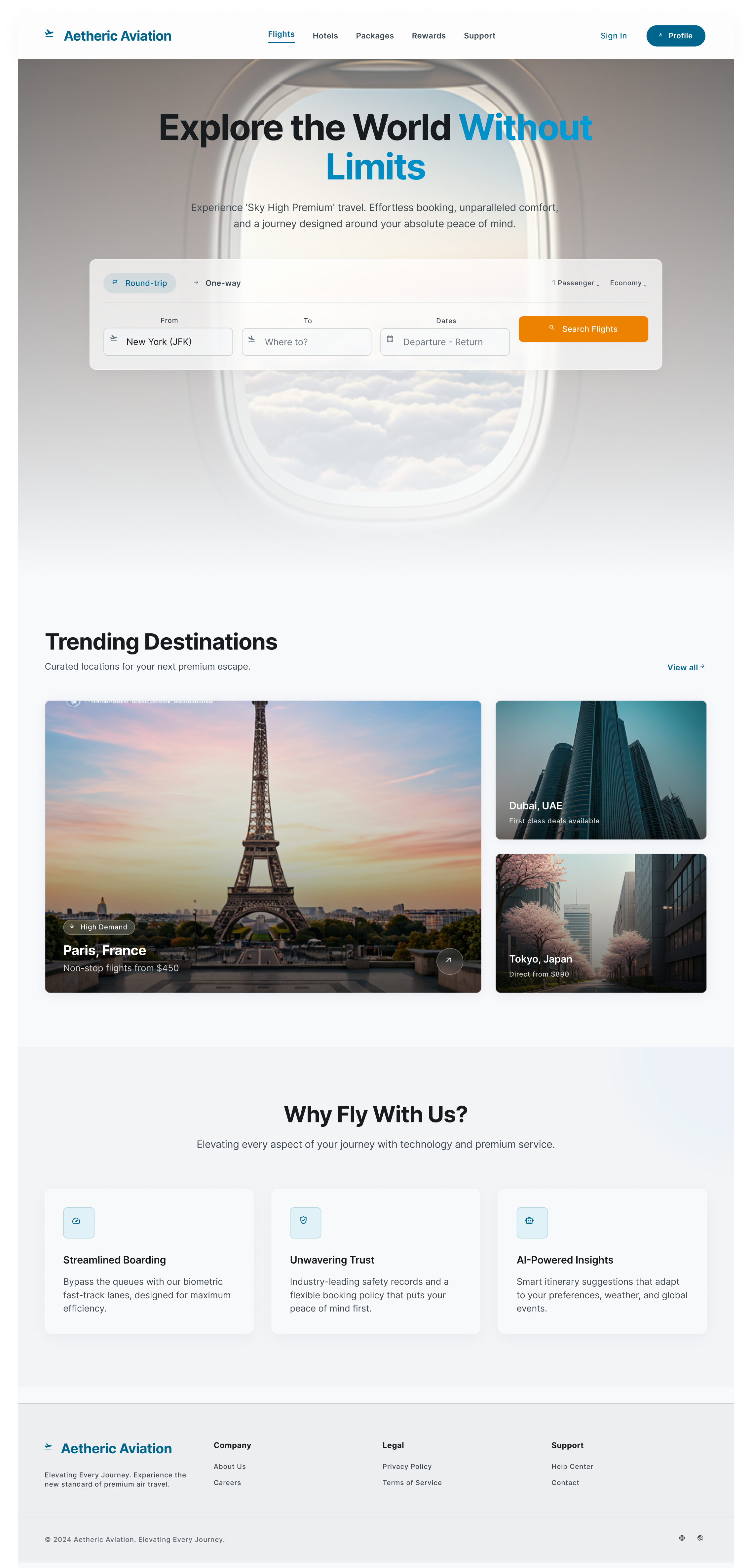 Example of Saa S Landing Page Design 