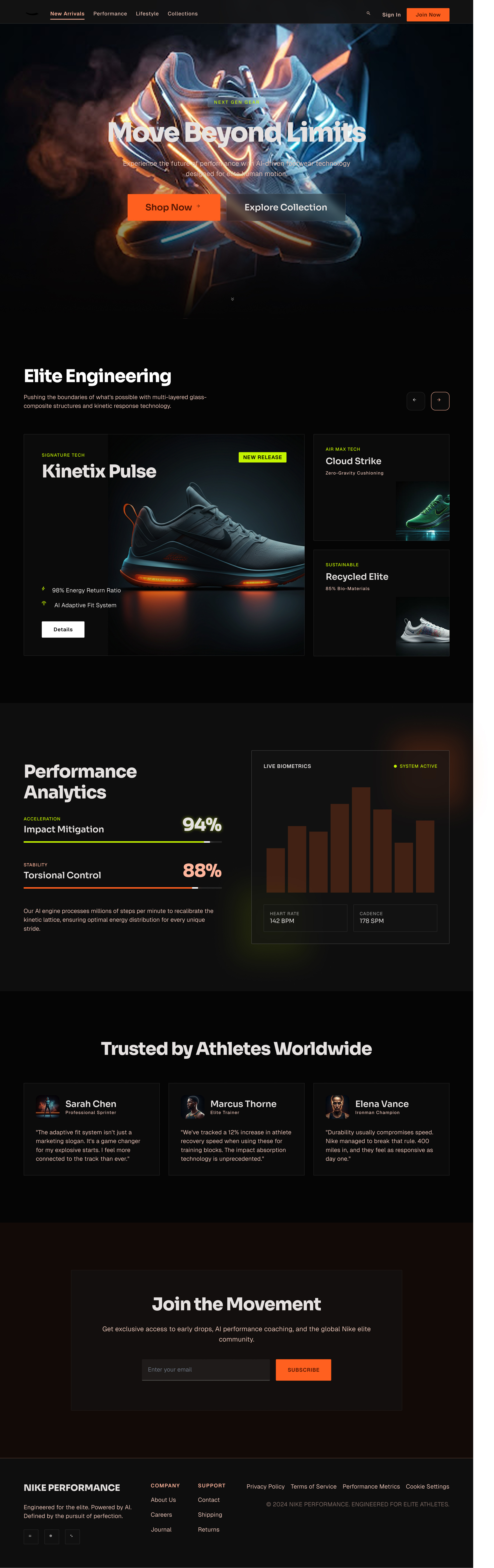 Example of Saa S Landing Page Design 