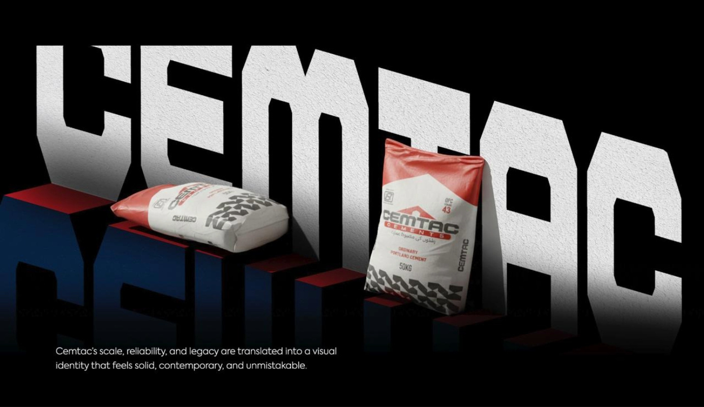 Cemtac Cements | Industrial Brand Identity 3d branding graphic design logo motion graphics