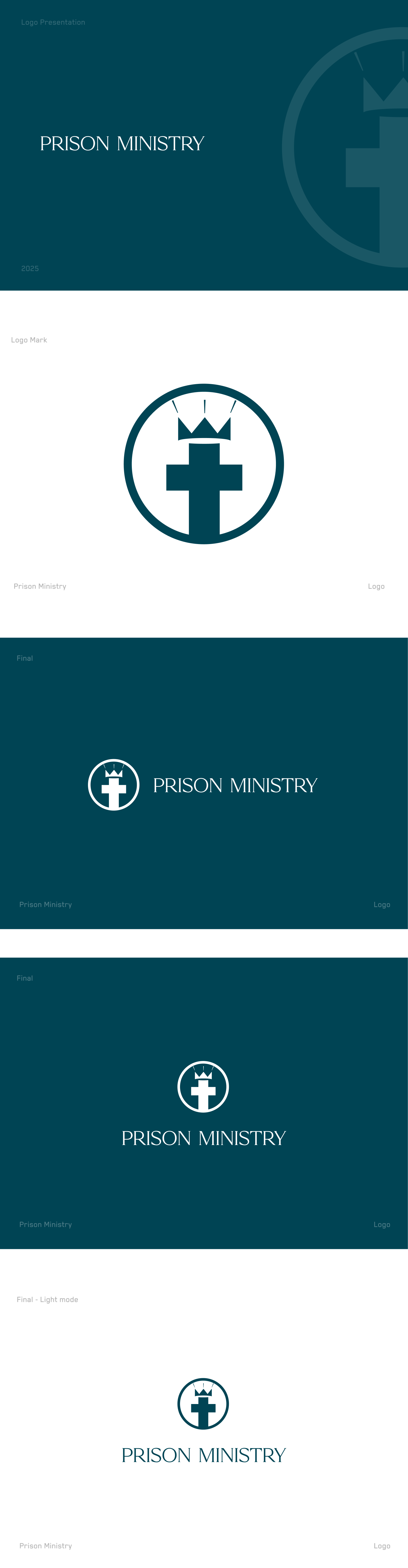 Prison Ministry — Logo Design craxinno craxinnotechnologies development develepment figma design logo logo design logomark minimallogo software development ui visualidentity website design