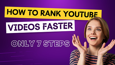 Rank YouTube Videos - video thumbnail design graphic design thumbnail video