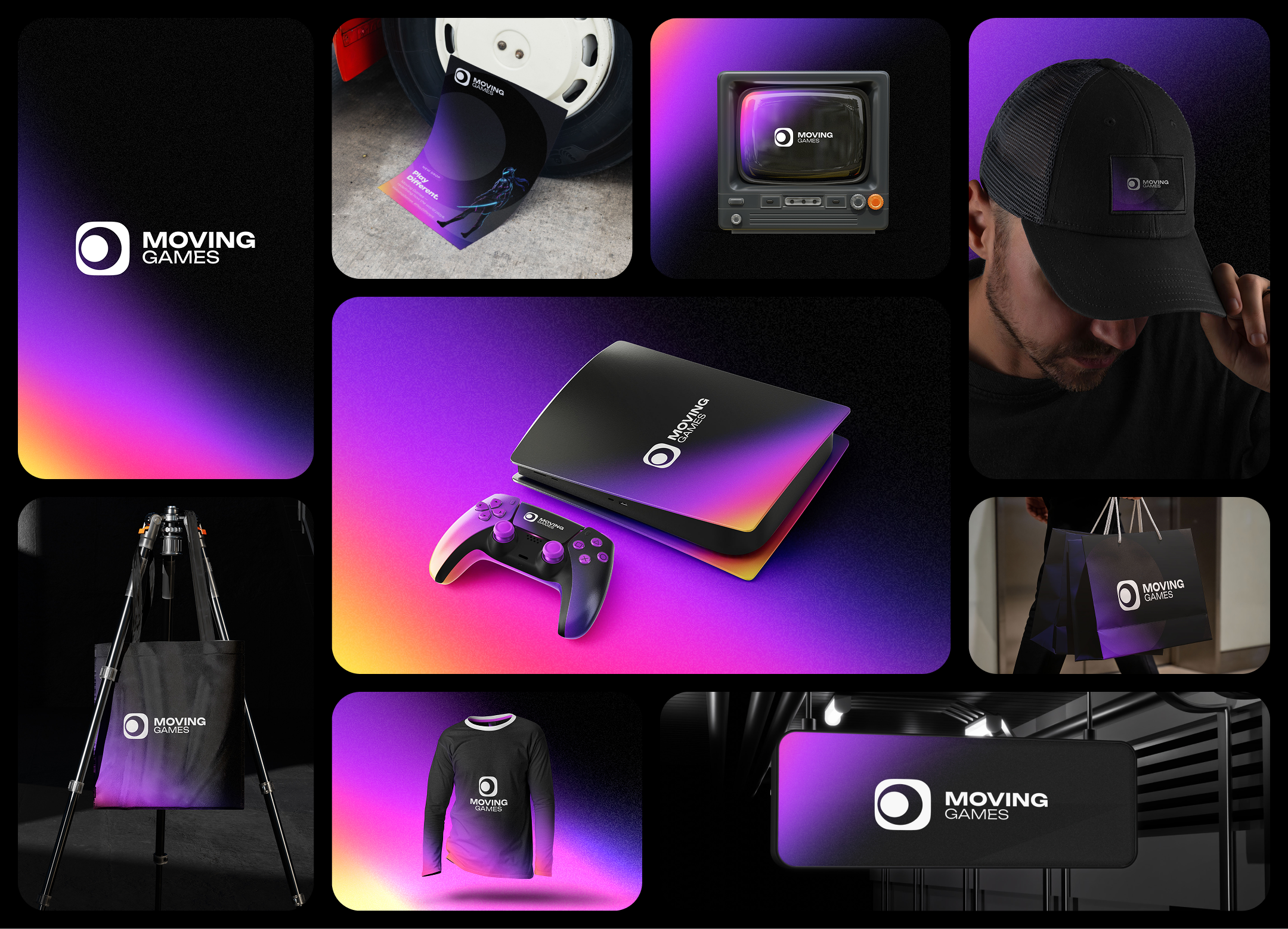 Example of Modern Game Branding Identity Design