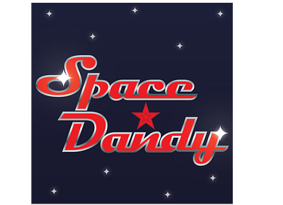 A Dandy Man in Space graphic design logo typograph