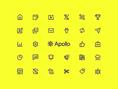 UI Icons app branding bug business chart cloud connect design email home icon set icons illustration ios logo simple ui user work