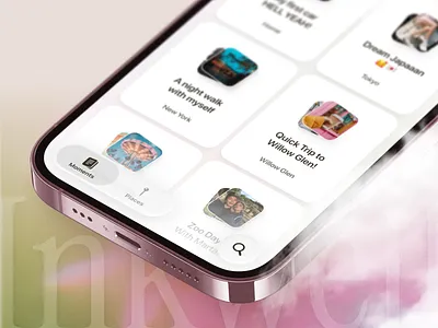 Inkwell - Moments app branding clean colors design illustration inkwell logo minimal mobile moments ui ux
