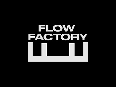 Flow Factory Logo Design branding design graphic design logo typography vector
