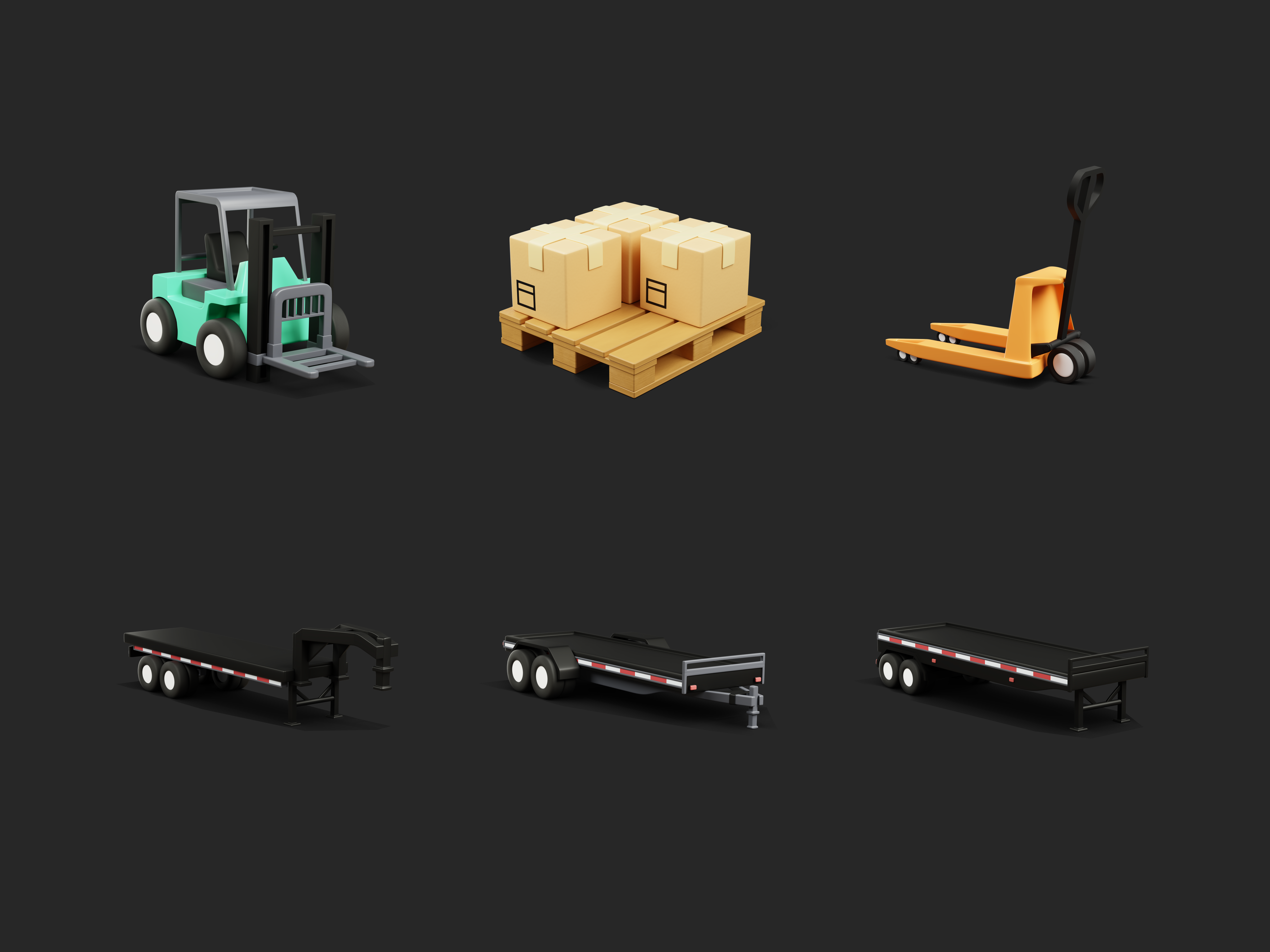 Example of 3D Icon Pack