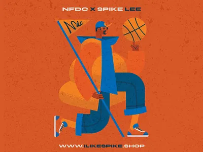 THIS IS NOT A DRILL! Official Collab basketball character design knicks nba nba playoffs new york new york city new york knicks nyc spike lee