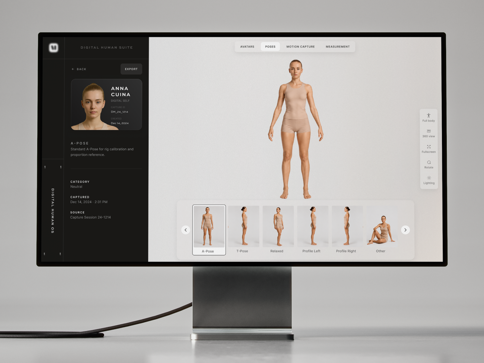 Digital twin dashboard design