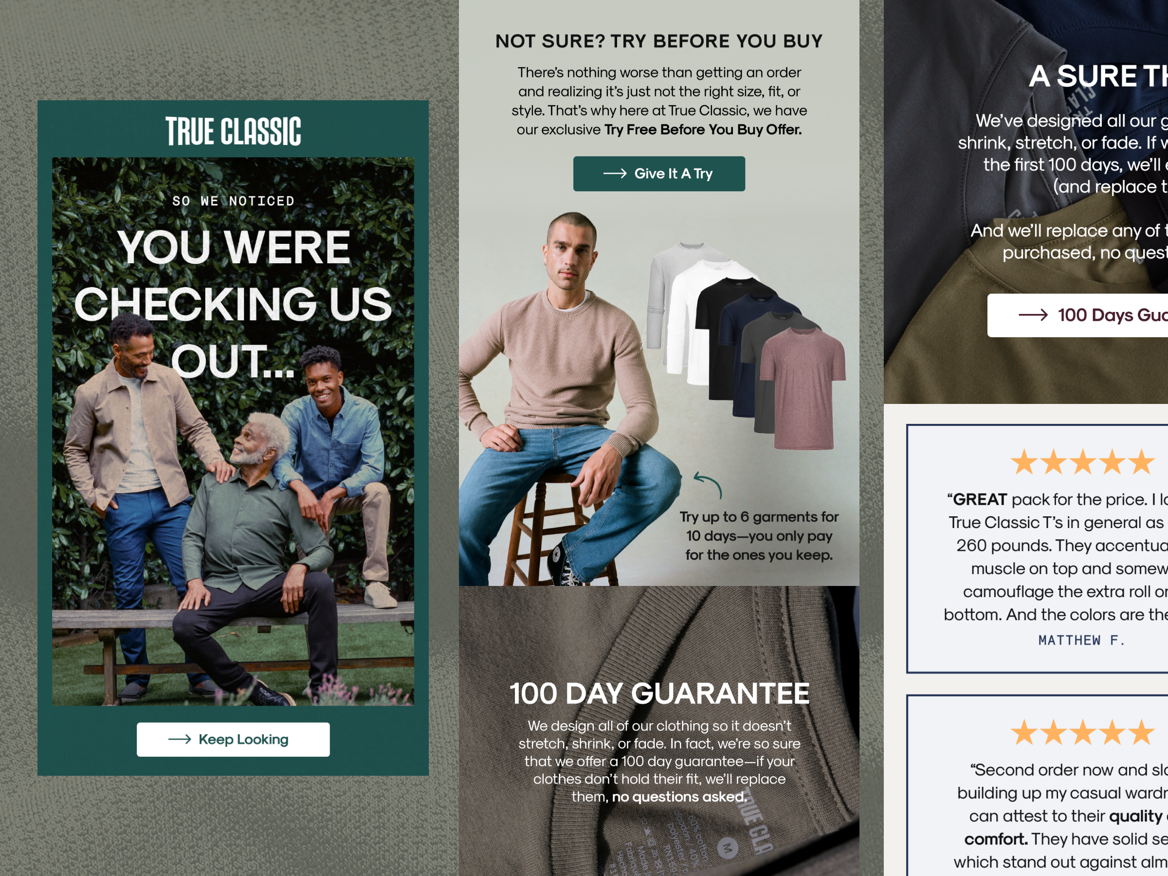 Browse Ab. Email Flow – True Classic