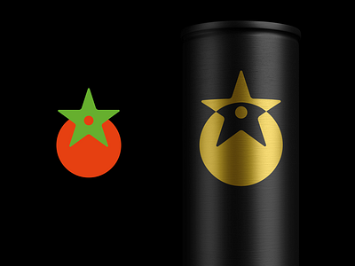 Logo Series - Starmato ⭐🍅 brand designer branding bruno silva brunosilva.design design food logo illustration logo logo design logo designer marca portugal star starmato symbol tomate tomato tomato logo vector