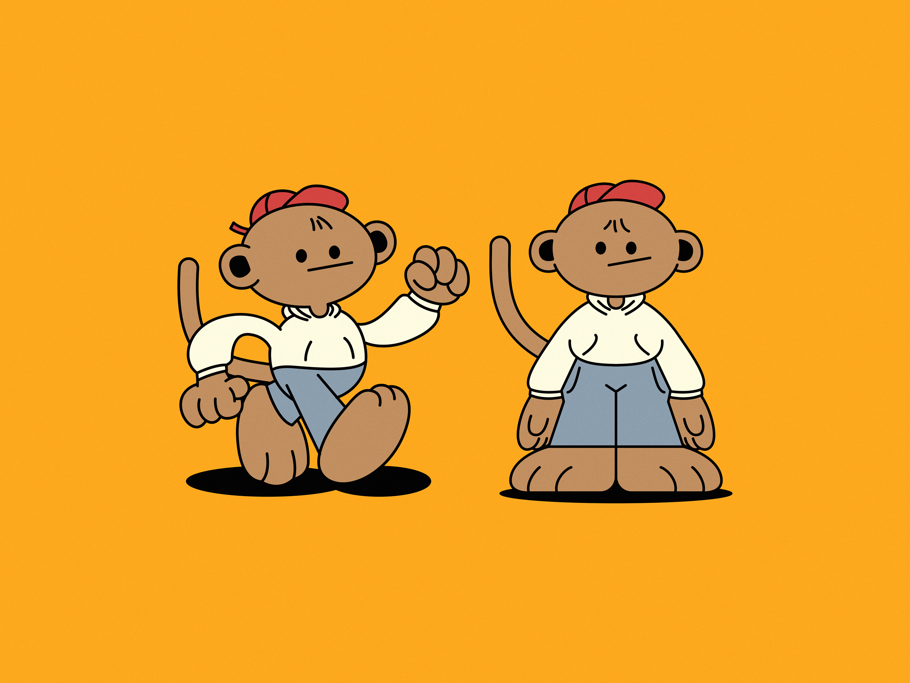 Streetwear Monkey — Character Concept 🧢