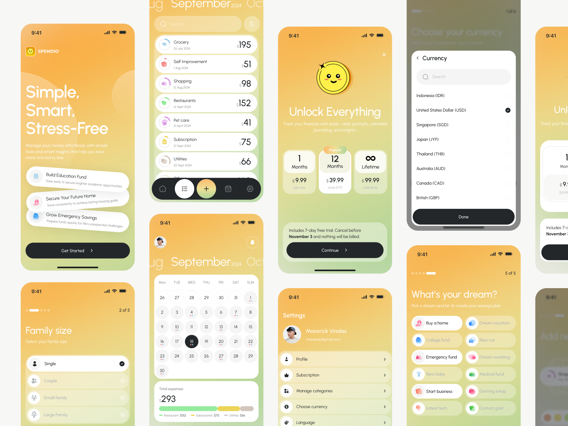 Spendio Money Tracker App MVP