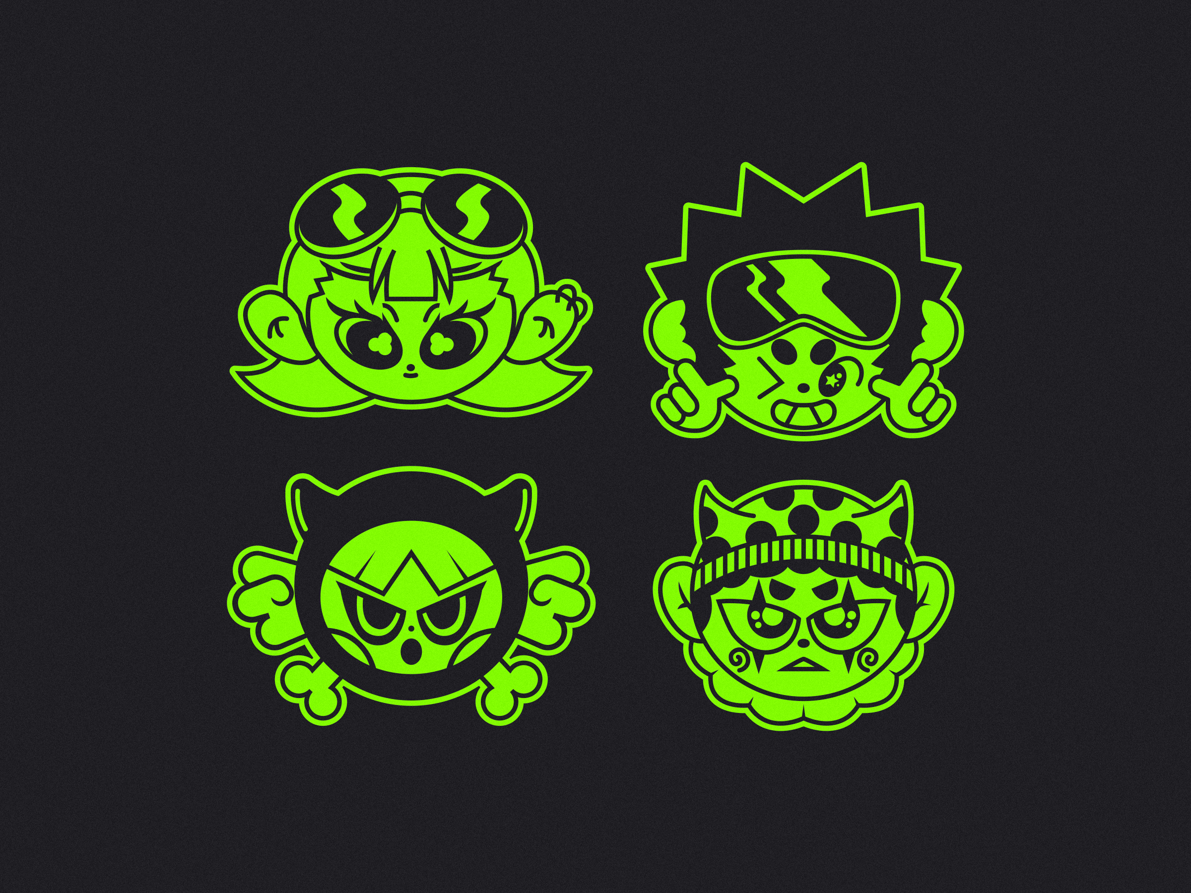 Y2K Sticker Set V01