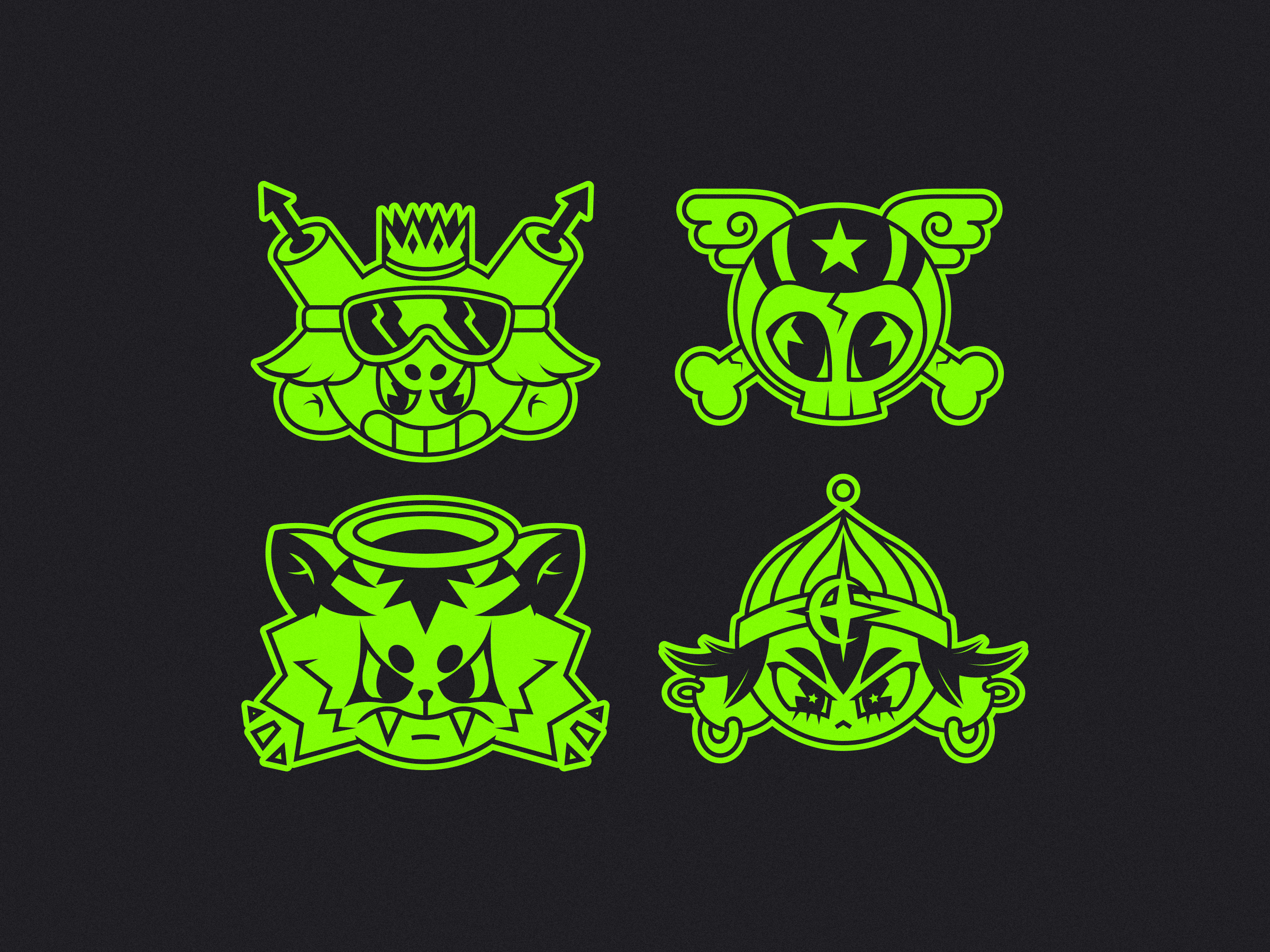 Y2K Sticker Set V03