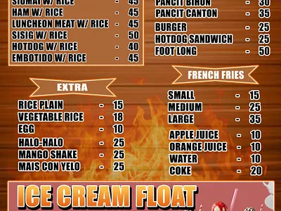 FOOD MENU foodmenu graphic design illustration photoshop tarpaulin