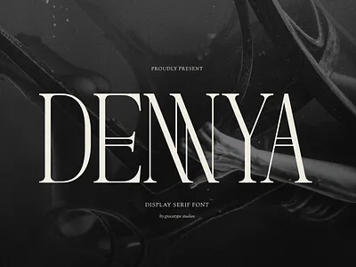 Dennya | Display Serif Font alternate beautiful chic display elegant serif fashion fat serif headline invitation font ligature font logotype luxury magazine modern font quote romantic font serif wedding wedding font wedding serif