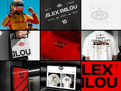 Alex Palou©_Visual Identity a letter a logo car champion custom logotype f1 game logo design motor sports personal branding racing racing car speed sports visual identity