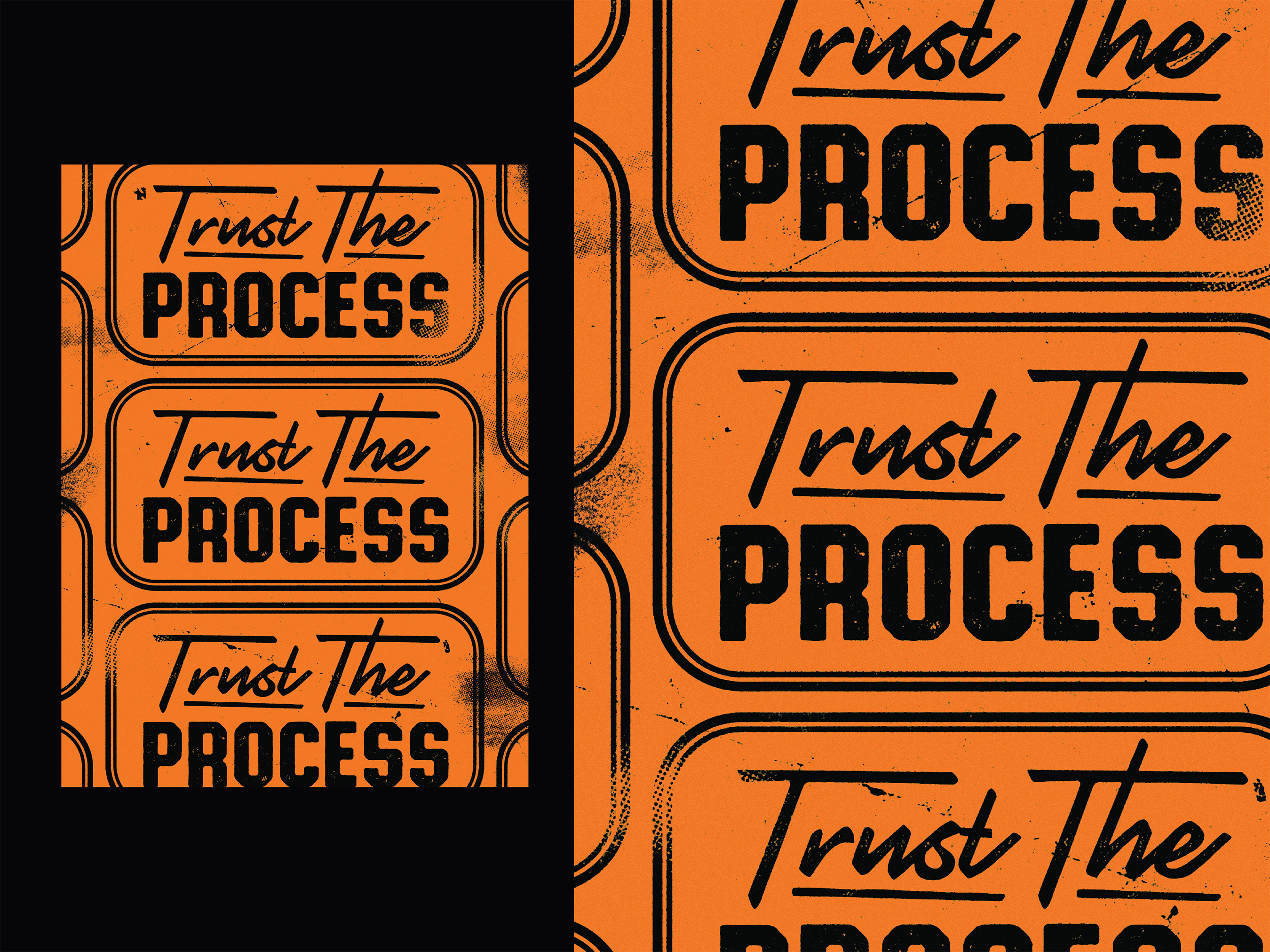trust the process wall poster Sticker for bedroomlivingroomgymoffice  with waterproof lamination of 12x18 inch without frame Paper Print Paper  Print  Quotes  Motivation posters in India  Buy art film design