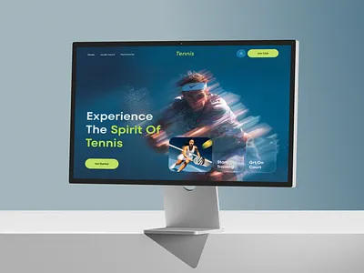 Tennis Club Website Design clean ui design landing page minimal ui modern website sports club sports ui sports website tennis club tennis ui tennis website ui uiuxdesign web design website design