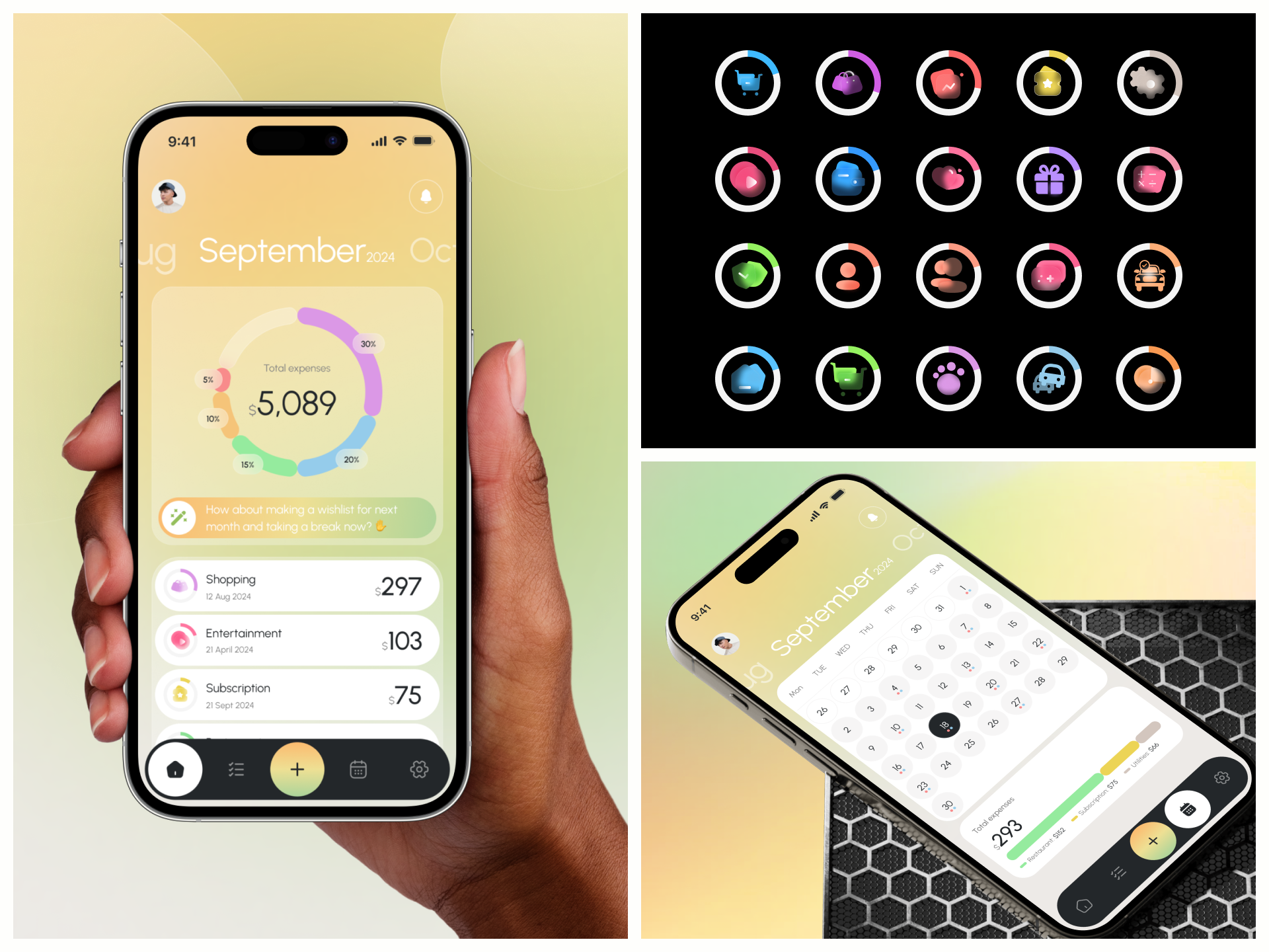 Spendio Money Tracker App MVP app budget app budget tracker cost management fintech personal finance product ui ux