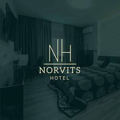 Norvits Hotel Logo Design branding design graphic design illustration illustrator logo logodesign logotype ui vector