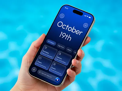 Aurevia — Personal Assistant Mobile App ai app ai assistant app design clean ui dark mode ui figma futuristic design glassmorphism interaction design minimal ui mobile app mobile ui modern ui neumorphism personal assistant productivity app smart assistant ui design user experience ux design