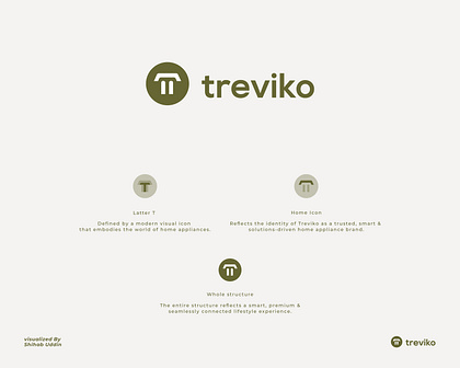 Treviko Home Appliances Minimalist Logo Design