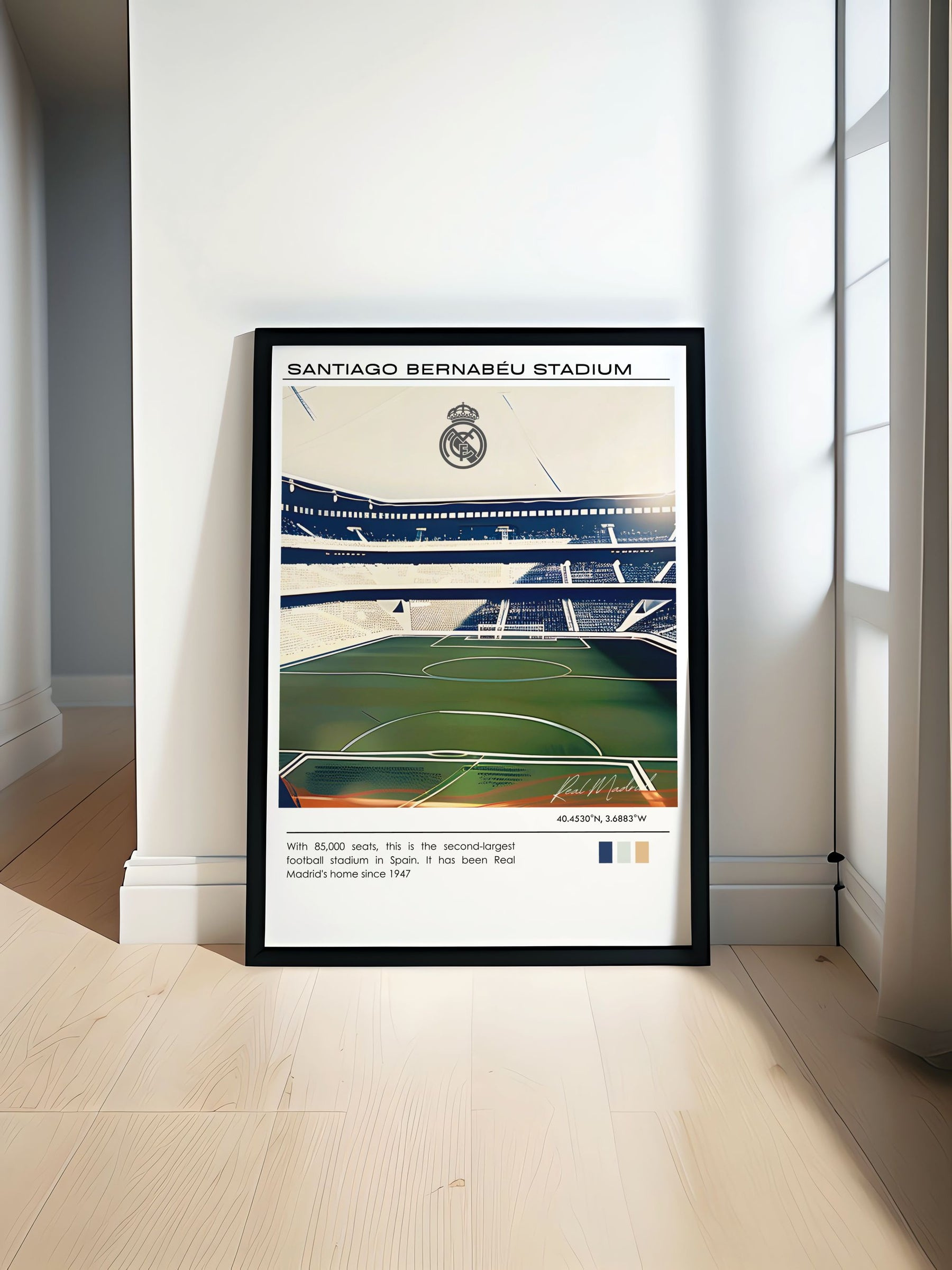 SANTIAGO BERNABEU STADIUM POSTER