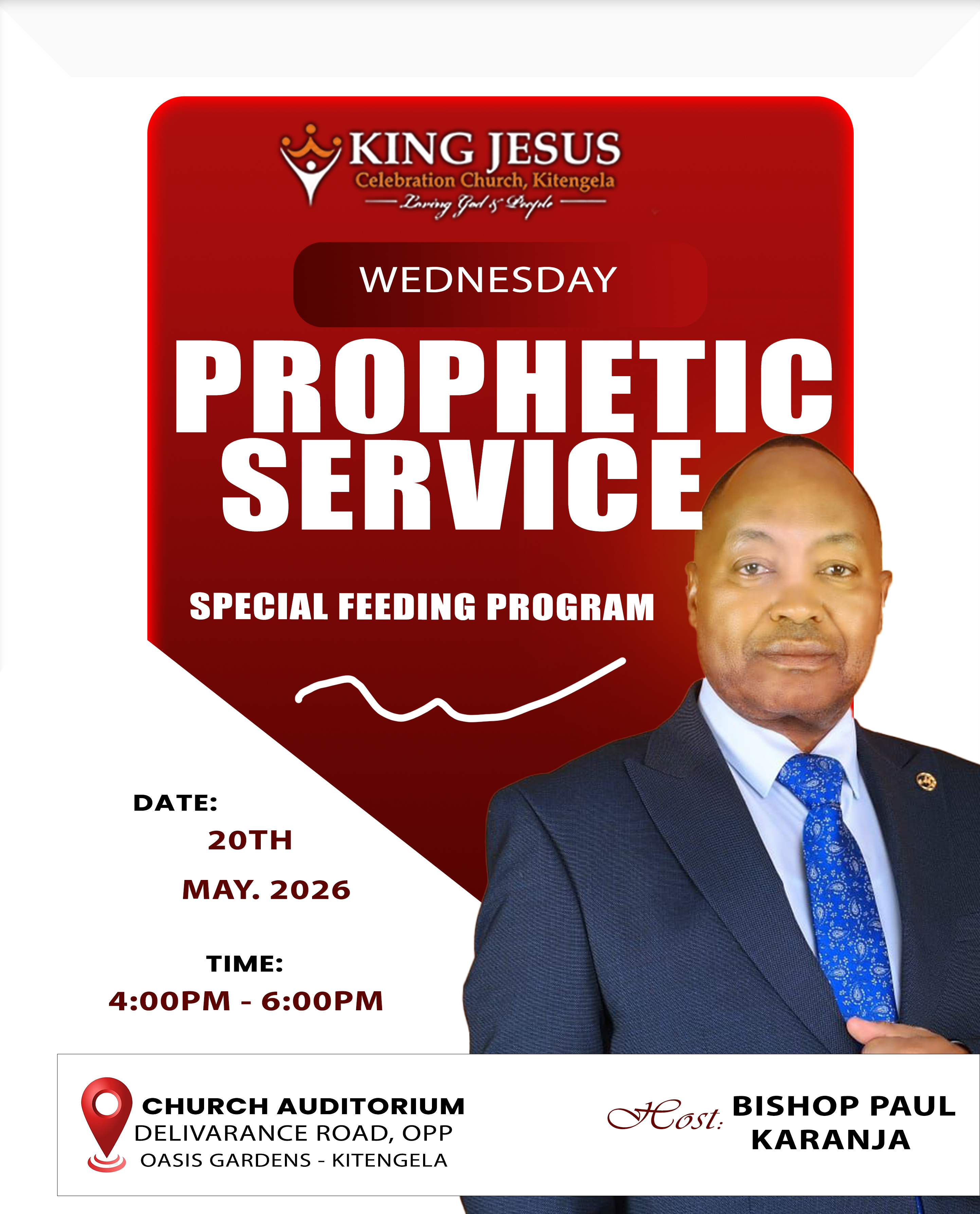 PROPHETIC SERVICE POSTER