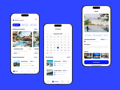 Booking App I Mobile App animation app booking clean clear design home hotel ios minimal mobile mobile app product ui user interface user interface design ux uxui