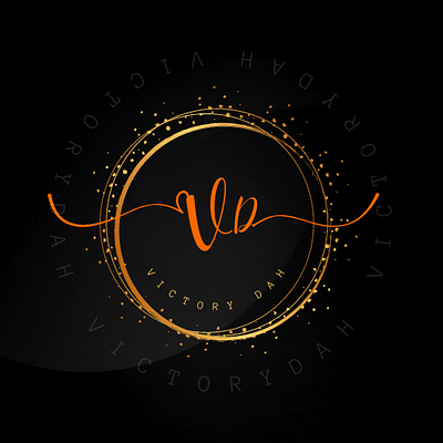 Personal Brand Logo(Victory Dah) branding logo