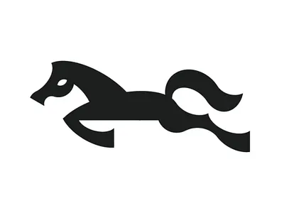 Horse Logomark by Anhdodes - Anh Do - Logo Designer anhdodes animal branding design horse logo logo design logo designer logodesign minimalist logo stallion