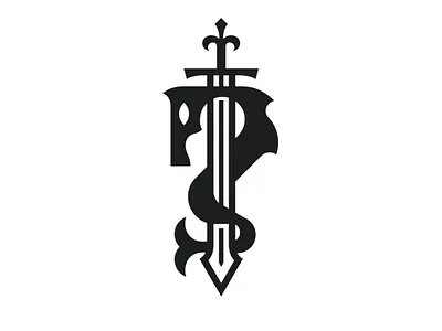 Seahorse Sword Logomark by Anhdodes - Anh Do - Logo Designer anhdodes branding creature design graphic design logo logo design logo designer logodesign minimalist logo mythical sea seahorse sword